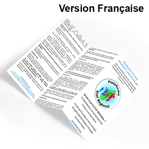Aperçu du dépliant français — recto