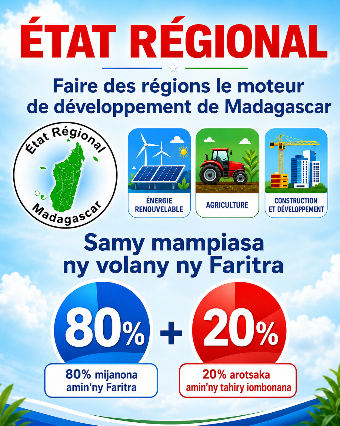 Faire des régions le moteur de développement de Madagascar